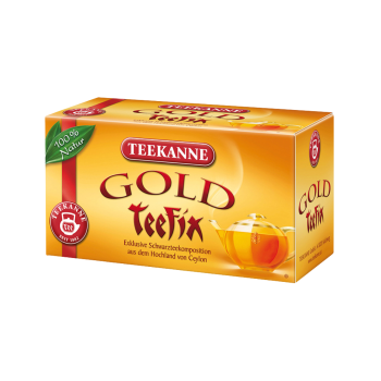 Teekanne Teefix Gold, Schwarzteekomposition, 20 Teebeutel im Kuvert, 40g